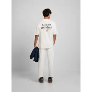 T-Shirt mit lässiger Passform und Original-Motiv Silbon image-4