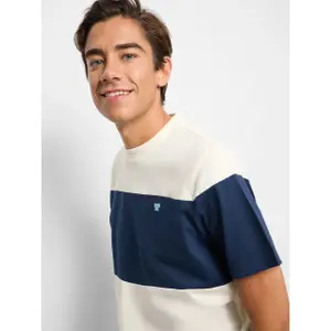 Gestreiftes T-Shirt Silbon image-4