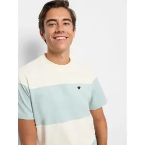 Gestreiftes T-Shirt Silbon image-4