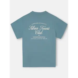 T-Shirt mit zeitloser Eleganz Silbon image-1