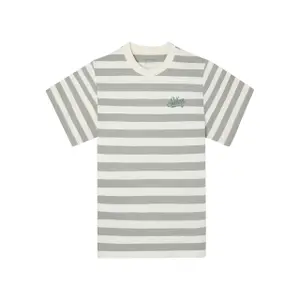 T-Shirt mit besonderem Schnitt und Streifen Silbon image-0