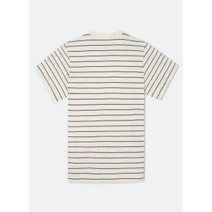 Gestreiftes T-Shirt Silbon image-3