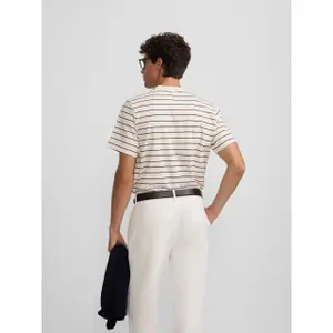 Gestreiftes T-Shirt Silbon image-5
