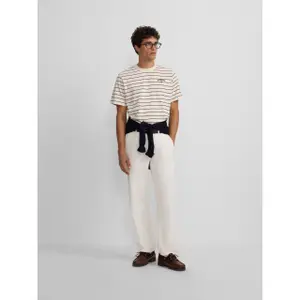 Gestreiftes T-Shirt Silbon image-1