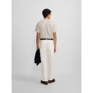 Gestreiftes T-Shirt Silbon image-4