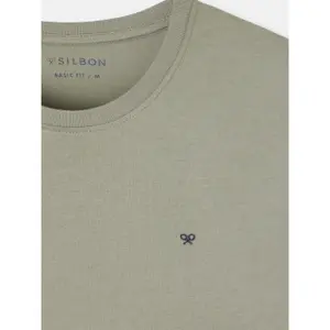 T-shirt with mini logo Silbon image-5