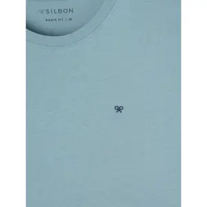 T-Shirt mit Mini-Logo Silbon image-5