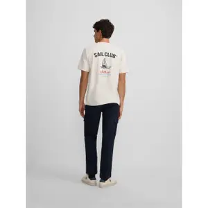 T-Shirt mit Segelclub-Motiv Silbon image-5