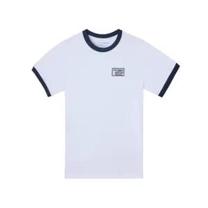 T-Shirt mit Retro-Seidenpatch Silbon image-0