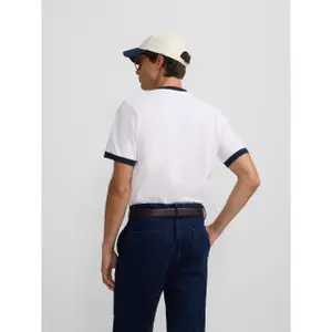 T-Shirt mit Retro-Seidenpatch Silbon image-4