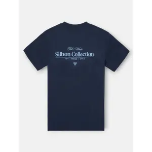 T-Shirt mit lässigem Schnitt Silbon image-3