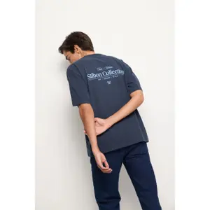 T-Shirt mit lässigem Schnitt Silbon image-5