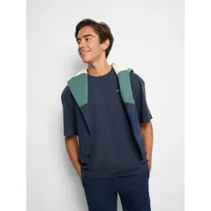 T-Shirt mit lässigem Schnitt Silbon image-1