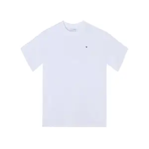 T-Shirt mit lockerem Schnitt und Druck auf dem Rücken Silbon image-0