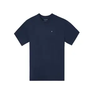 T-Shirt mit lockerem Schnitt und Druck auf dem Rücken Silbon image-0