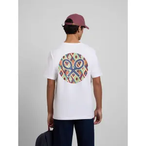 T-Shirt mit ethnischem Kreis Silbon image-5