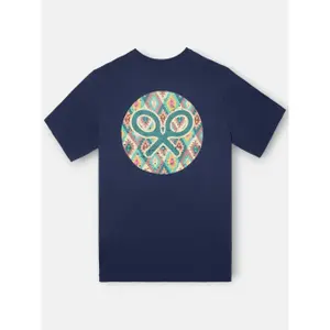 T-Shirt mit ethnischem Kreis Silbon image-3