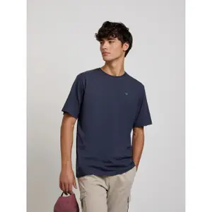 T-Shirt mit ethnischem Kreis Silbon image-2