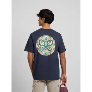 T-Shirt mit ethnischem Kreis Silbon image-5