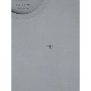 T-Shirt mit Pixel-Ethnomuster Silbon image-6