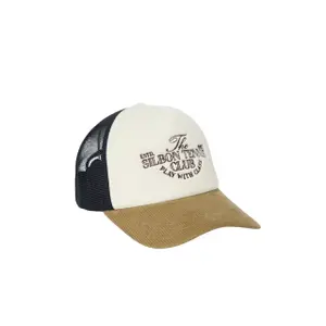 Trucker-Cap mit "Tennis Club"-Druck Silbon