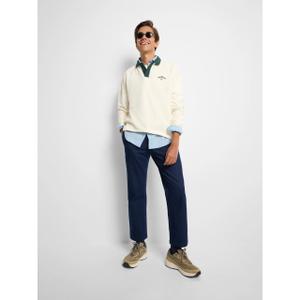 Felpa con col polo a contrasto e motivo racchetta Silbon image-4