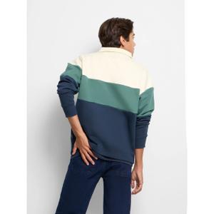 Sweatshirt con zip 1/2 e col alto Silbon relaxed fit image-6