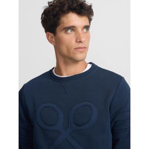 Felpa con motivo racchetta in rilievo Silbon image-5