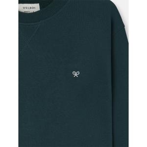 Felpa con ricamo di mini-raquetta sul petto Silbon image-2