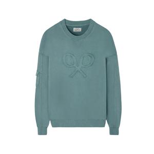 Felpa in cotone tinta dopo la lavorazione Silbon dye relaxed fit