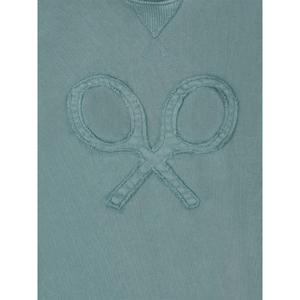 Felpa in cotone tinta dopo la lavorazione Silbon dye relaxed fit image-2