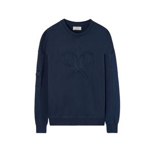 Felpa in cotone tinta dopo la lavorazione Silbon dye relaxed fit