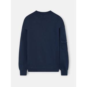 Felpa in cotone tinta dopo la lavorazione Silbon dye relaxed fit image-1