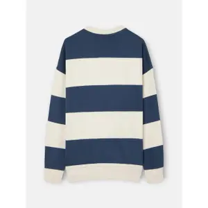 Sweter z mieszanki bawełny w szerokie paski Silbon image-2