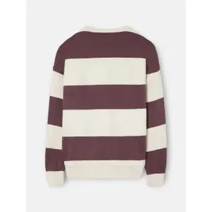 Sweter z mieszanki bawełny w szerokie paski Silbon image-3
