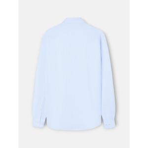 Chemise manches longues en tissu oxford à large rayures Silbon image-1