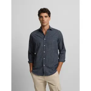 Långärmad rutig skjorta Silbon image-1