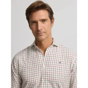 Camisa de manga larga a cuadros tricolores Silbon image-4