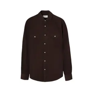 Long-sleeved corduroy shirt Silbon image-0