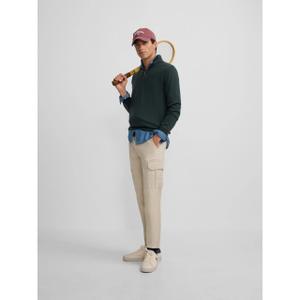 Pull col alto 1/4 zip in misto lana Silbon image-3