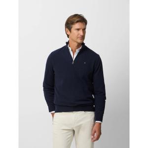 Pull col alto 1/4 zip in misto lana Silbon image-4