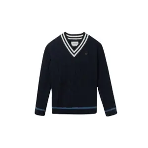 Kids' mixed wool roll neck jumper Silbon image-0