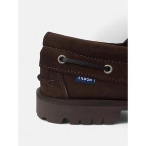 Scarpe da barca in camoscio Silbon image-3