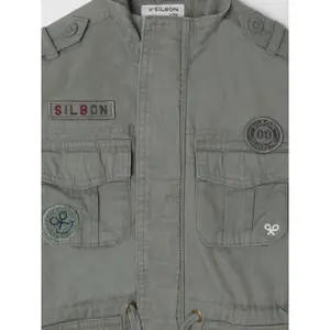 Children's cotton military jacket Silbon image-2