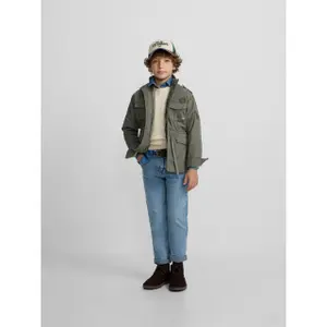 Children's cotton military jacket Silbon image-5