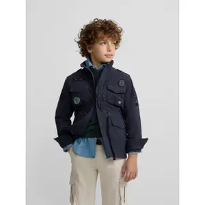 Children's cotton military jacket Silbon image-6