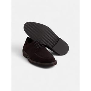 Klassieke suède veterschoenen Silbon image-2