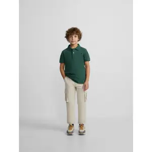Embroidered classic polo for kids Silbon image-6