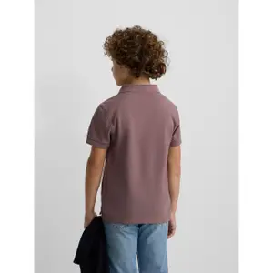 Embroidered classic polo for kids Silbon image-6