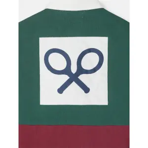 Children's long-sleeve cotton rugby polo Silbon image-2